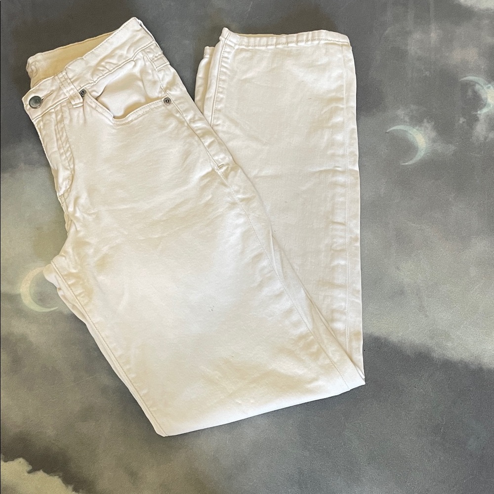 Jag Jeans Women's Straight-Leg Jeans in White | 4